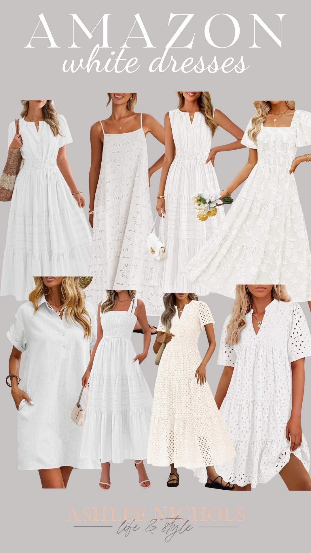 White dresses
For
Summer
From Amazon