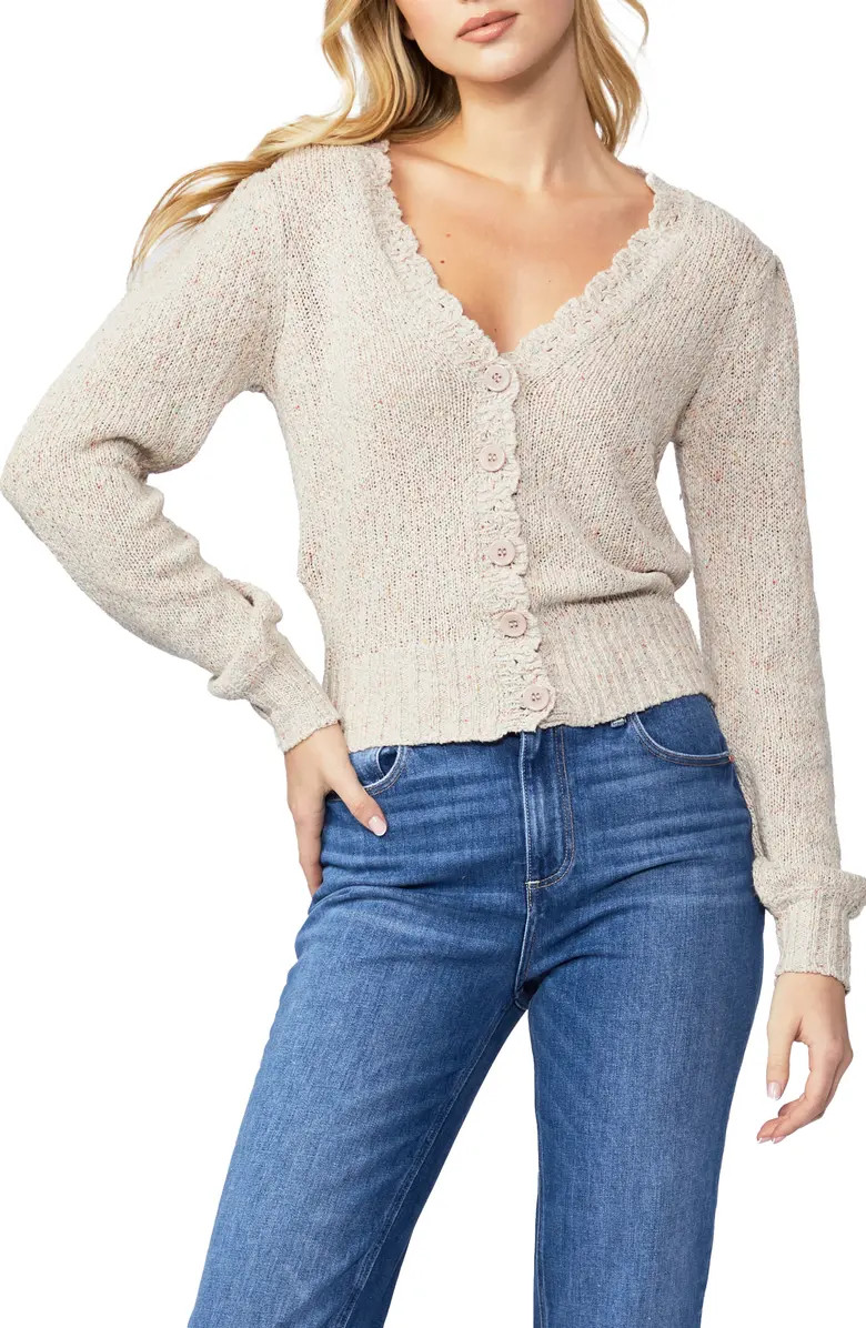 Joyce Cotton Blend Slub Cardigan | Nordstrom