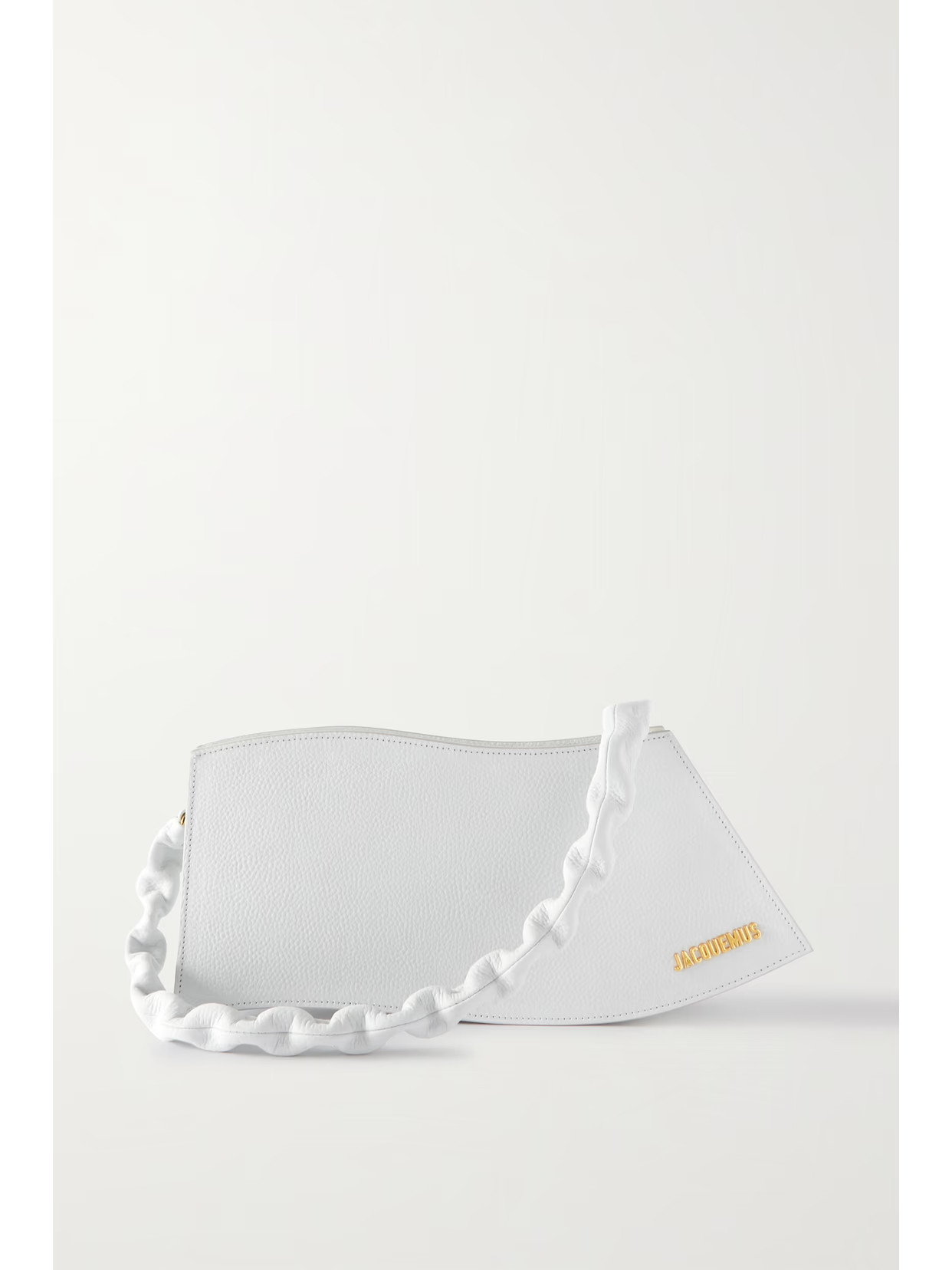 Jacquemus - La Vague Textured-leather Shoulder Bag - Gray | NET-A-PORTER (US)