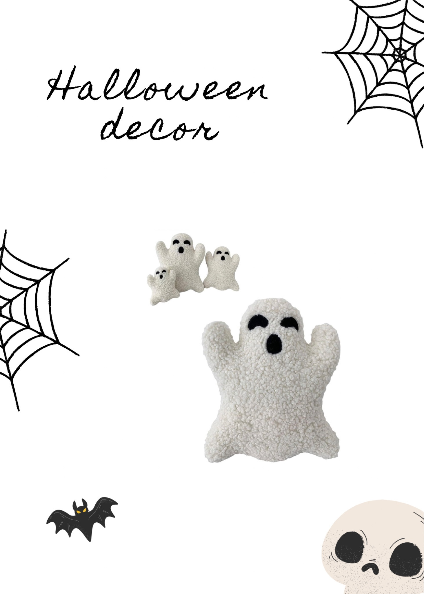 Set of 3 ghost pillows 👻👻👻

#LTKhome #LTKHalloween #LTKSeasonal