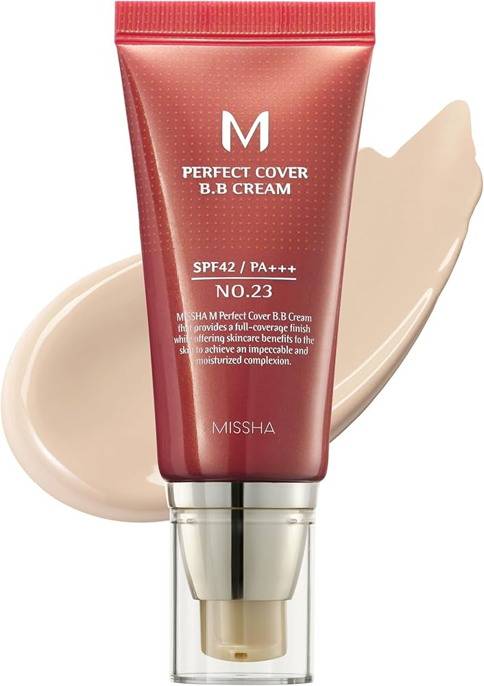 MISSHA M Perfect BB Cream No.23 Natural Beige for Light with Neutral Skin Tone SPF 42 PA +++ 1.69... | Amazon (US)