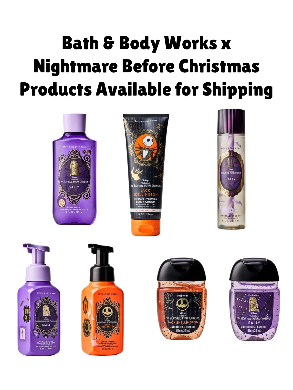 Here’s what’s currently in stock for shipping from the Bath & Body Works Nightmare Before Christmas collection 🎃

#LTKHome #LTKSeasonal