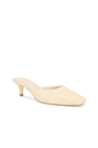 RAYE Sofia Kitten Heel in Natural from Revolve.com | Revolve Clothing (Global)