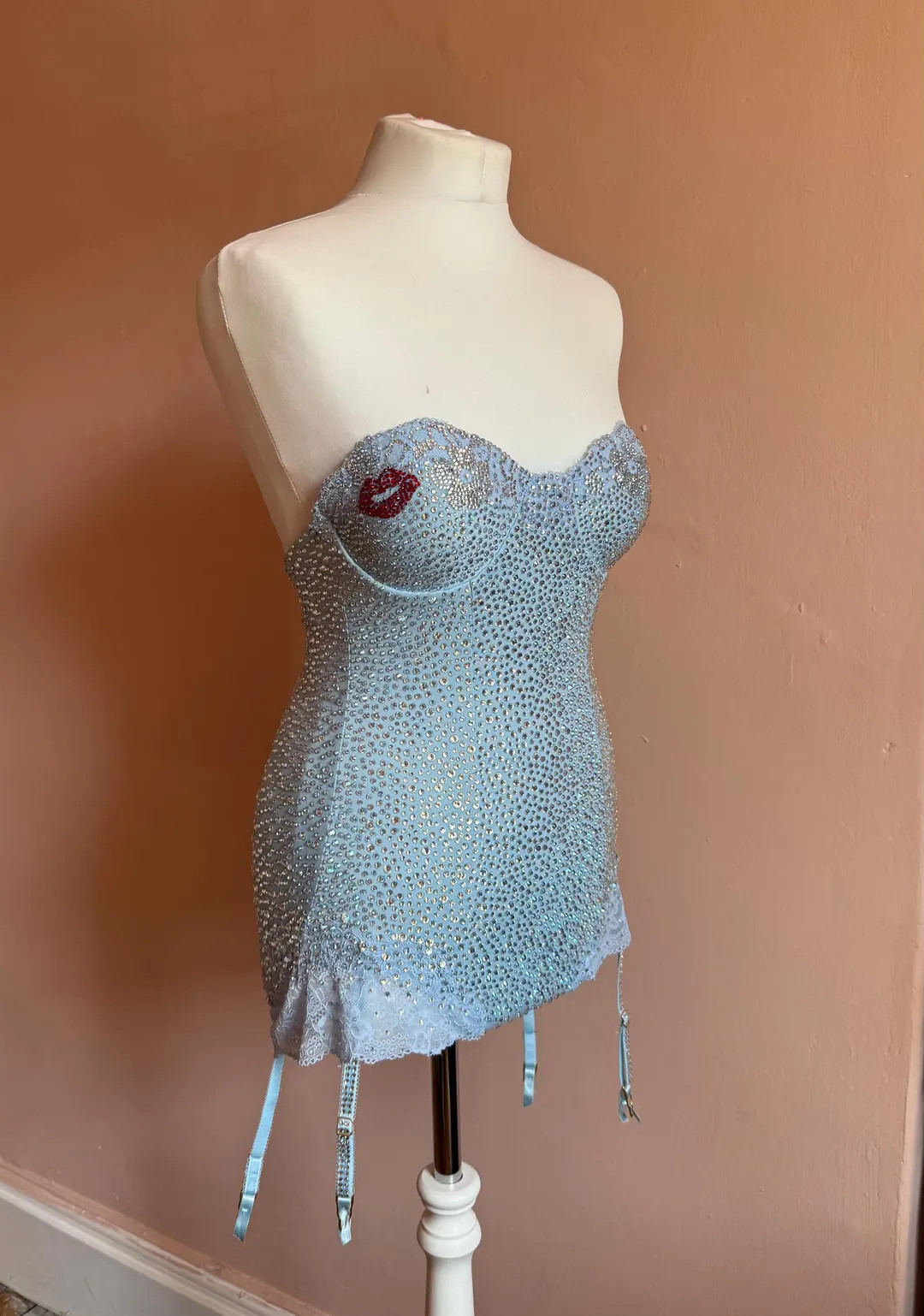 Sabrina Carpenter Inspired Short N’ Sweet Bodysuit - Blue - Etsy | Etsy (US)