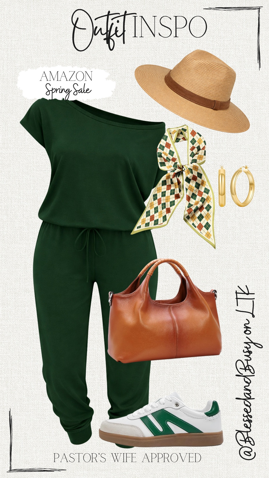 Spring deals are here, and Amazon is bringing the heat! 🌿✨ Snag this laid-back dark green look, complete with the perfect purse and comfy sneakers, at unbeatable prices. Don’t miss out on these stylish steals! 🛍️ Tap to shop and elevate your spring wardrobe now! 💚 #AmazonSpringDeals #LTKSpringStyle #OutfitInspo #Bigspringsale

#LTKootd #LTKPlusSize #LTKSaleAlert