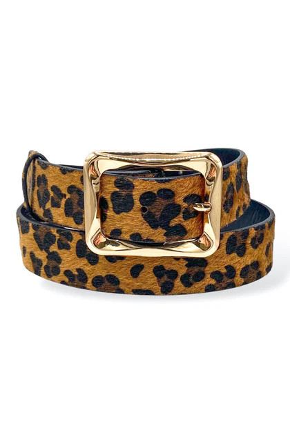 Leo Leopard Pattern Belt | The Willow Tree