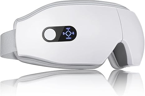 NOWWISH Eye Massager with Heat, Vibration and Bluetooth Music for Migraine Headache Relief, Cordl... | Amazon (US)