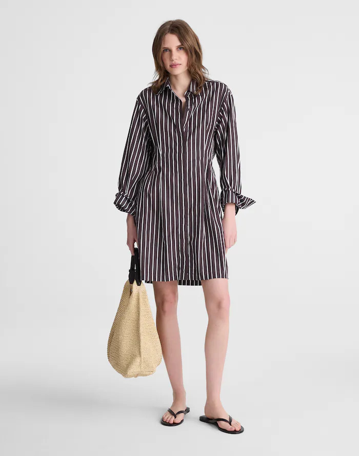 Tucked Mini Shirtdress | Madewell