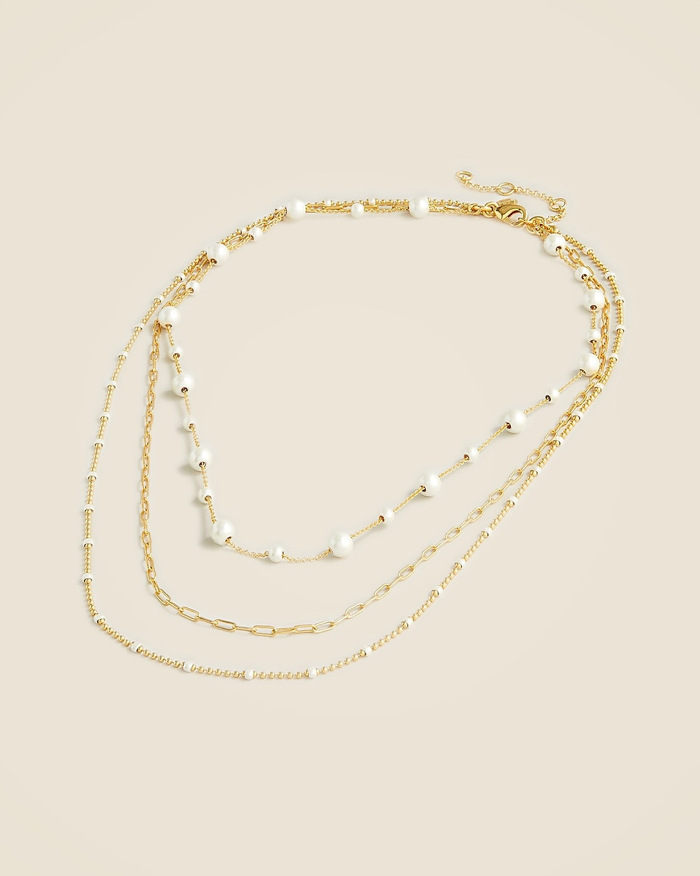 Dainty gold-plated layered necklace | J. Crew US