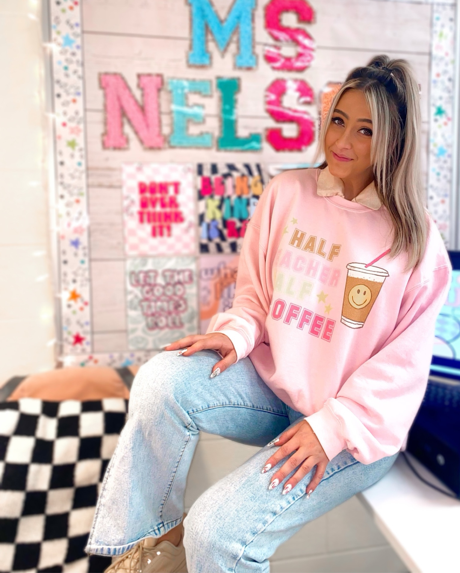 never too many teacher sweatshirts!! wearing a size xl

#LTKstyletip #LTKunder50 #LTKFind