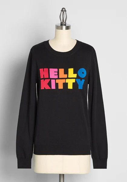 ModCloth x Hello Kitty Oh-So-Supercute Sweater | ModCloth