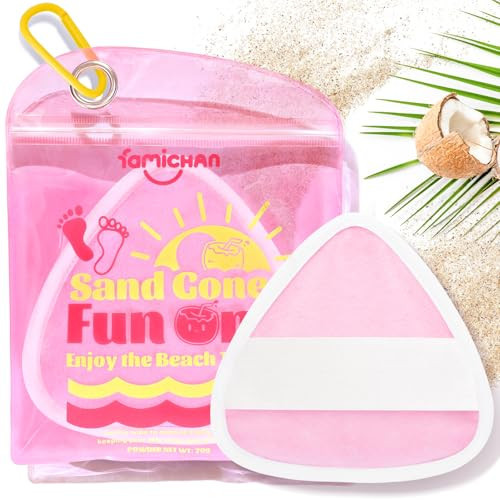 famichan Triangle Sand Remover for Beach, Family Vacation Essentials for Women, Kids & Baby, Girl Beach Must Haves, Sand Removal Bag for Cruise Travel Accessoriesn Towel-Pink | Amazon (US)