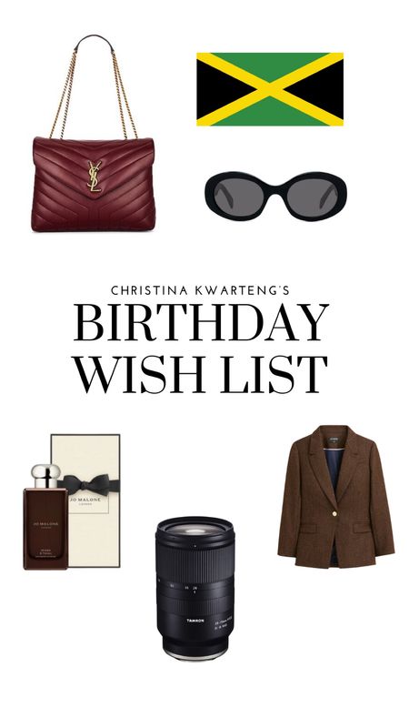 My birthday may have been a few days ago but I still wanted to share my birthday wishlist! Just as inspiration- maybe on some items you may want, or even some you still got time to gift me 😂

Unfortunately I can’t link an all expenses paid trip to Jamaica but you get the point 

#LTKSeasonal #LTKGiftGuide #LTKitbag