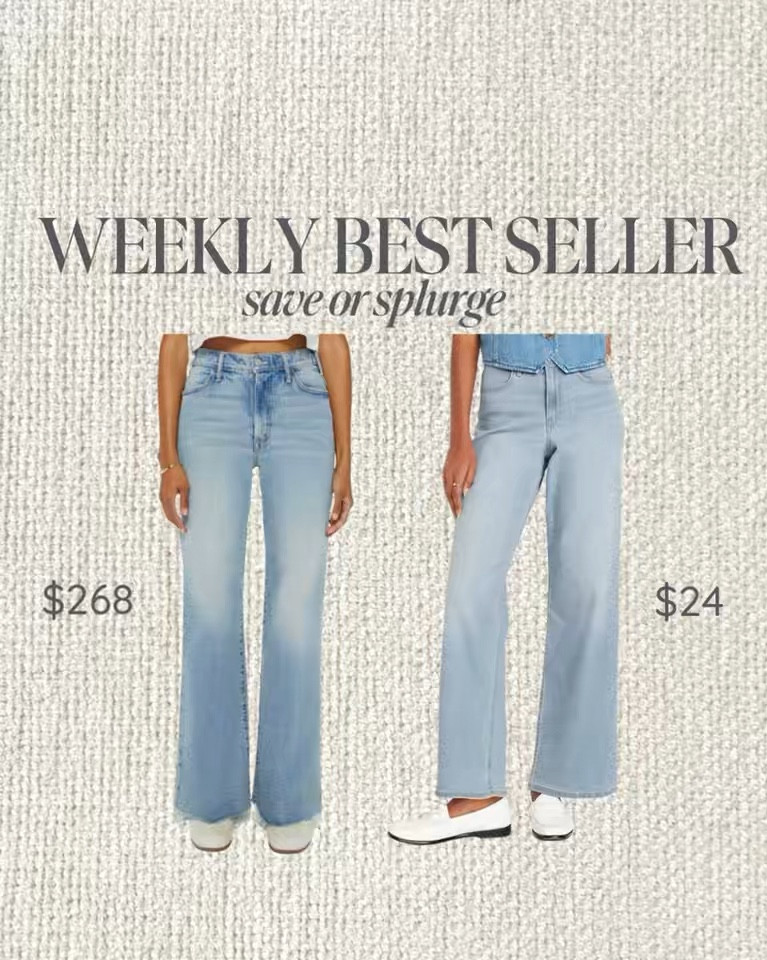 Light wash wide leg jeans!  I LOVE the save jeans. I have size 4 tall  

#LTKOver40 #LTKSaleAlert #LTKFindsUnder50