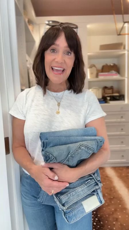 THE NUMBER ONE CLOSET MISTAKE ALMOST EVERYONE MAKES? ✨

Wearing the wrong length denim! ✨

5 STEPS on how to CUT and FRAY your JEANS!! 👖

1️⃣ MEASURE
2️⃣ USE GINGHER SCISSORS (they’re the best)!
3️⃣ CUT
4️⃣ FOLD
5️⃣ FRAY - open the scissors and brush the jeans so the threads come up! 

For cropped jean, they should hit about an inch above the top of your ankle 😉

#sosusie #denim #diydenim

#LTKover40 #LTKstyletip #LTKSeasonal