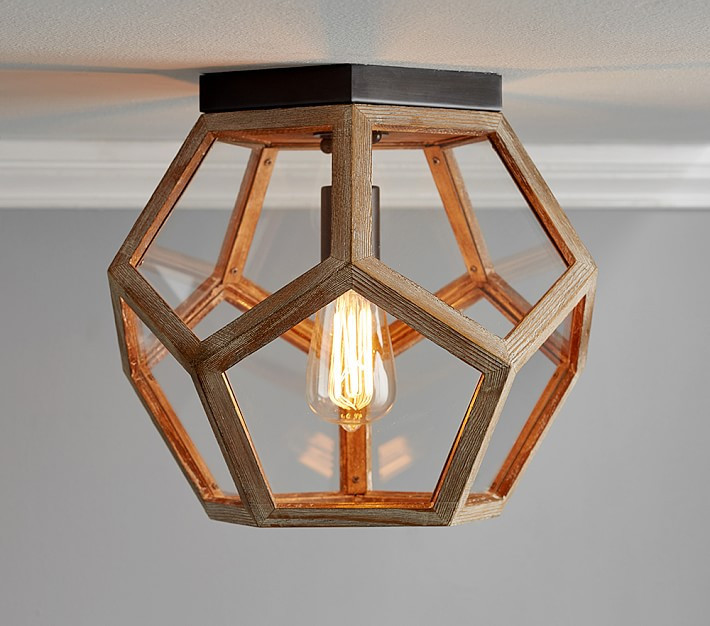 Pentagon Prism Flush Mount | Pottery Barn Kids