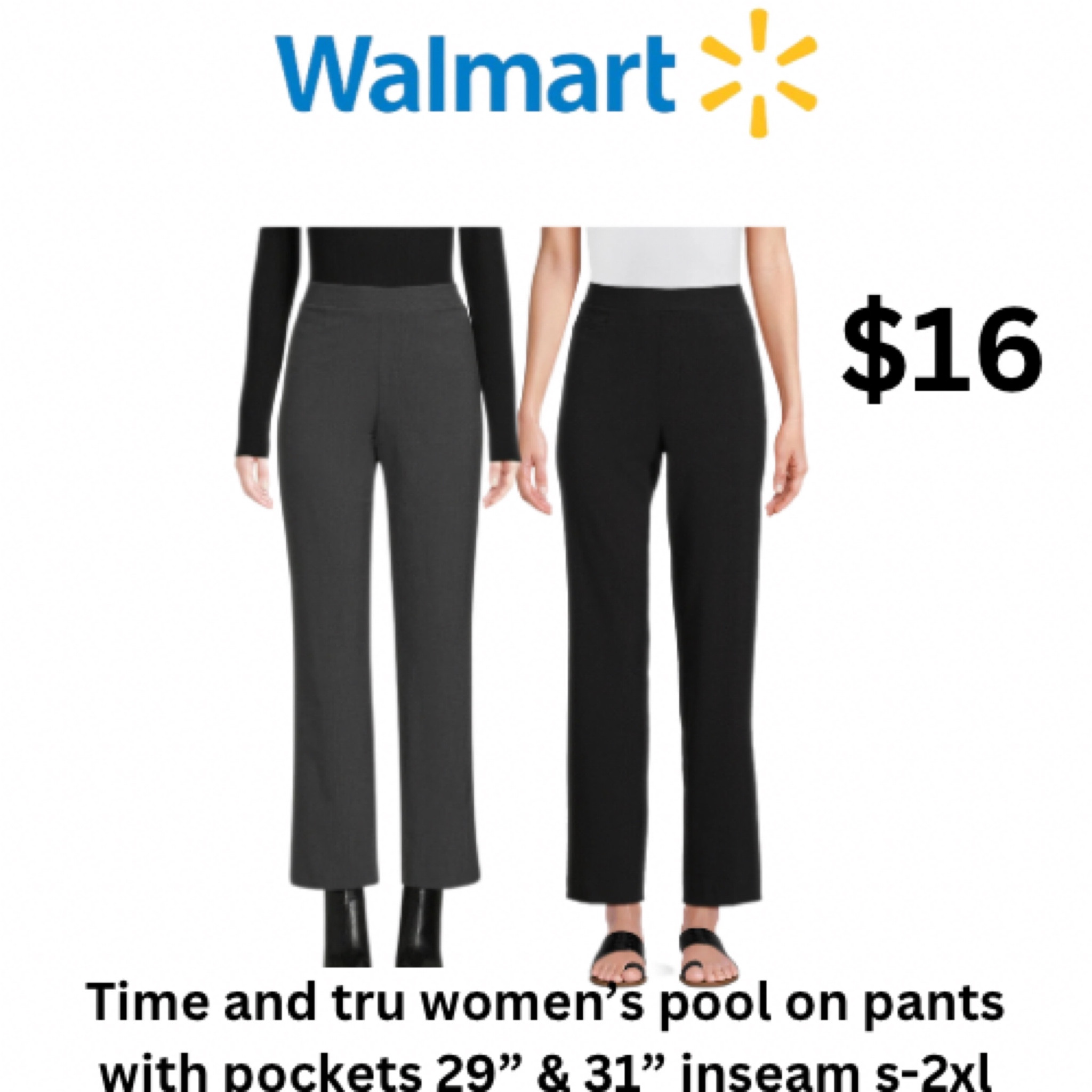 Walmart🔆 pull on pants are perfect for workwear or dress down! 

#LTKStyleTip #LTKFindsUnder50 #LTKU