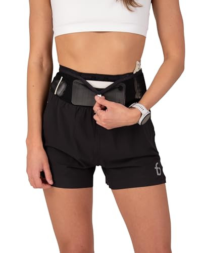 FlipBelt Women's Air Running Shorts - Black - M | Amazon (US)