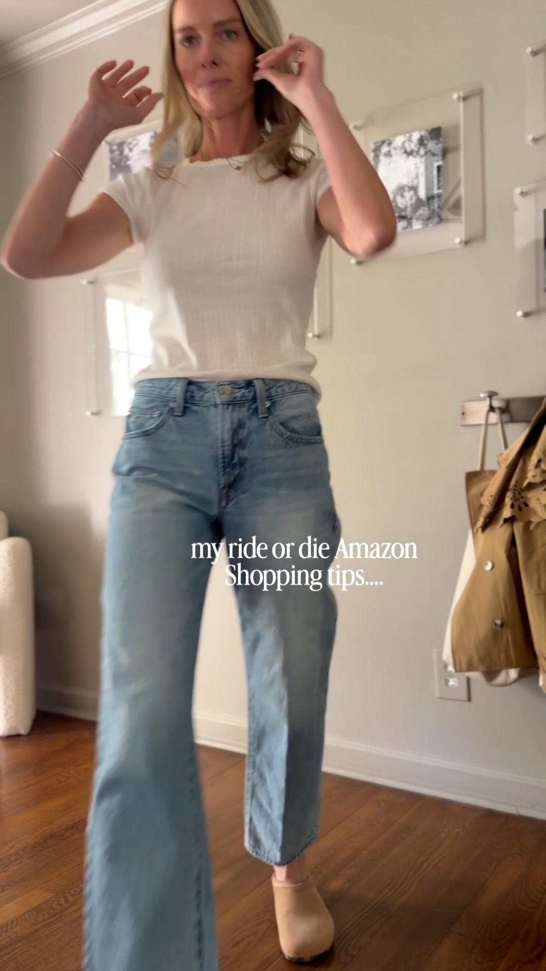 But really - these are the best tips! 
Jacket clogs and hair clip are all Amazon!