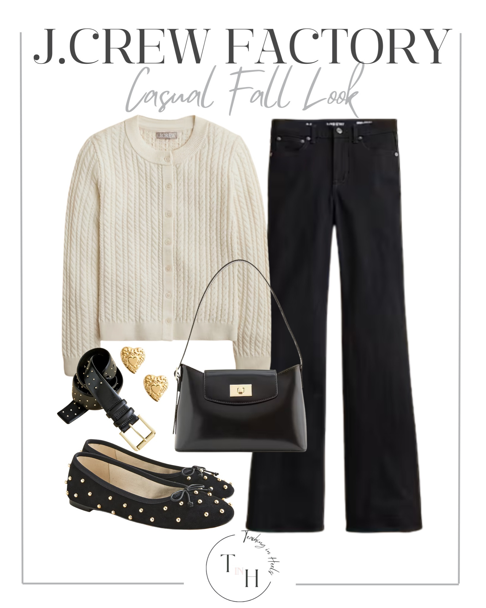 J.Crew Factory Casual Fall Outfit

Cozy sweater dresses
Oversized blazers
Wide leg trousers
Plaid shackets
Knee high boots
Chunky knit cardigans
Leather jackets
Turtleneck tops
Midi skirts
Ankle boots

#LTKSaleAlert #LTKStyleTip #LTKSeasonal