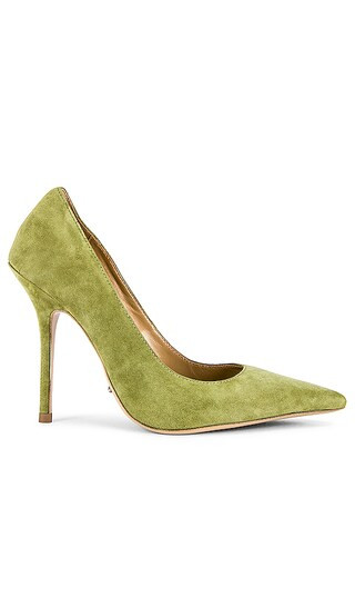 Glamma Pump in Moss Suede | Revolve Clothing (Global)