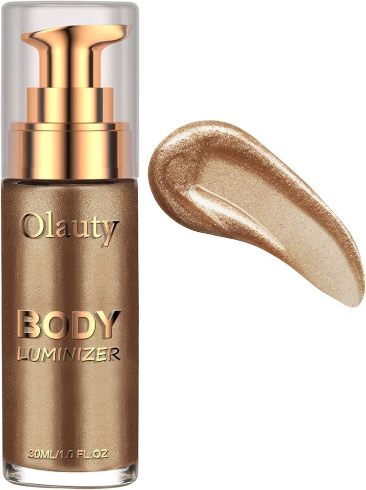 Liquid Illuminator, Firstfly Body Highlighter Makeup Smooth Shimmer Glow Liquid Foundation for Fa... | Amazon (US)