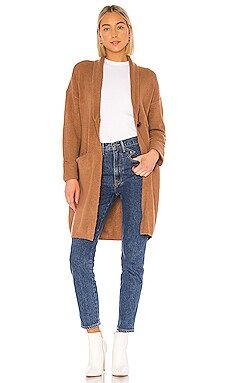 Tularosa Bristol Sweater Jacket in Brown from Revolve.com | Revolve Clothing (Global)