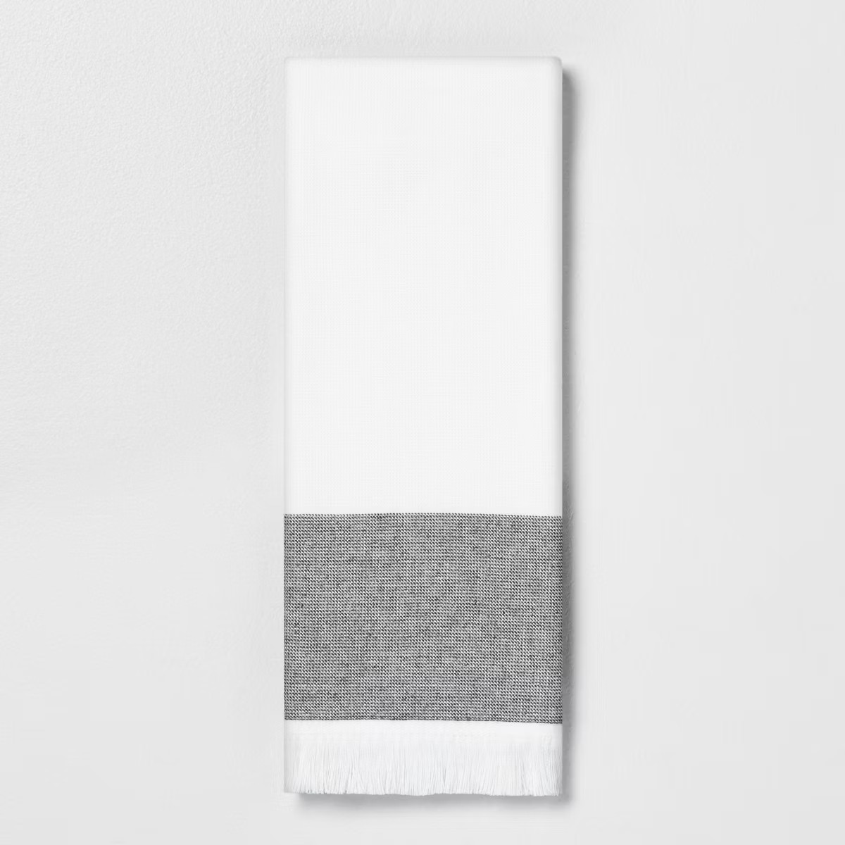 Colorblock Stripe Bath Towel Gray - Hearth & Hand™ with Magnolia | Target