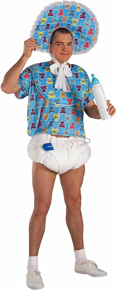Rubies Forum Novelties Baby Boomer Halloween Costume for Men, Blue, Standard | Amazon (US)