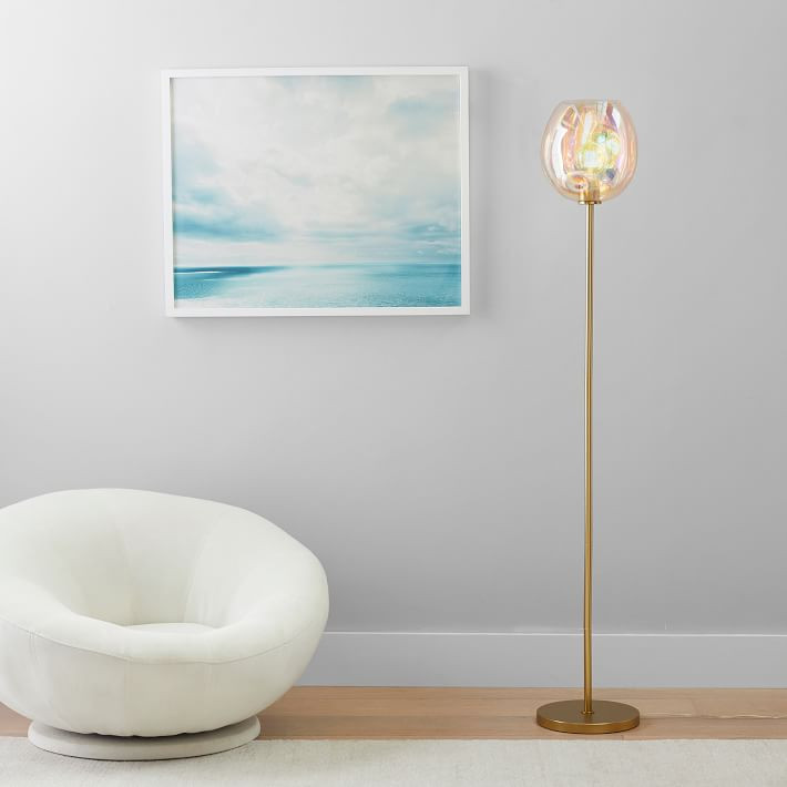 Iridescent Globe Floor Lamp | Pottery Barn Teen