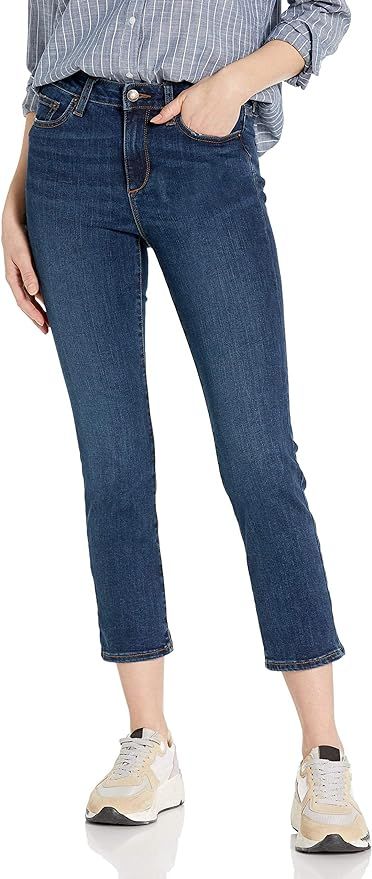 Amazon Brand - Goodthreads Women's Mid-Rise Crop Straight Jeans | Amazon (US)