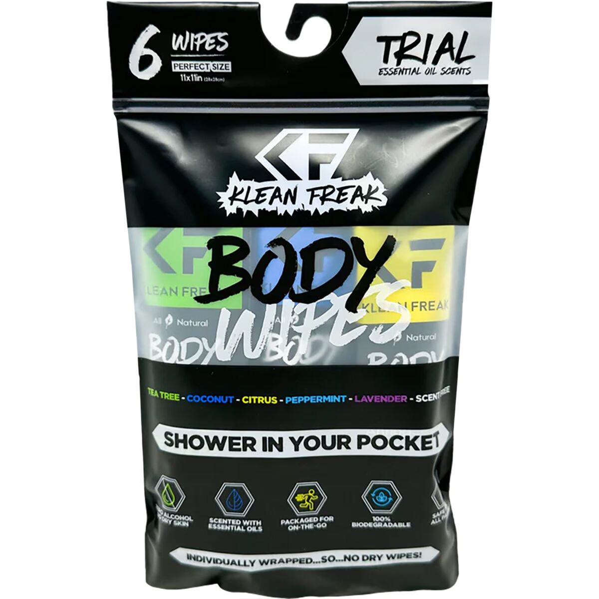 Klean Freak Body Wipes Trial - 6-Pack | Backcountry