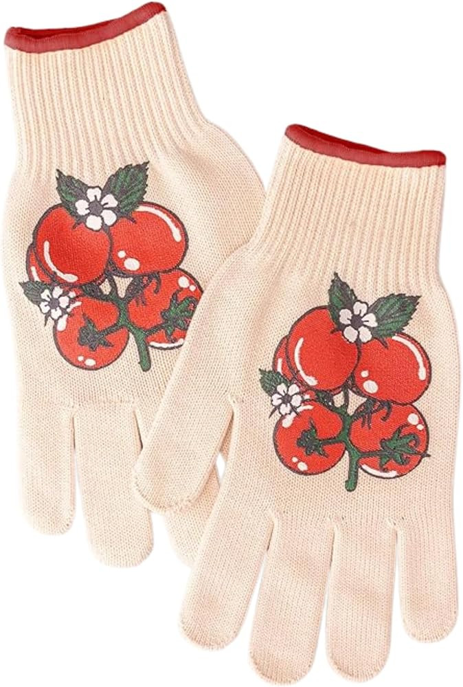 ban.do One Size Fits Most Gardening Gloves, Cute Outdoor Gloves with Silicone Gripper Dots (Tomat... | Amazon (US)