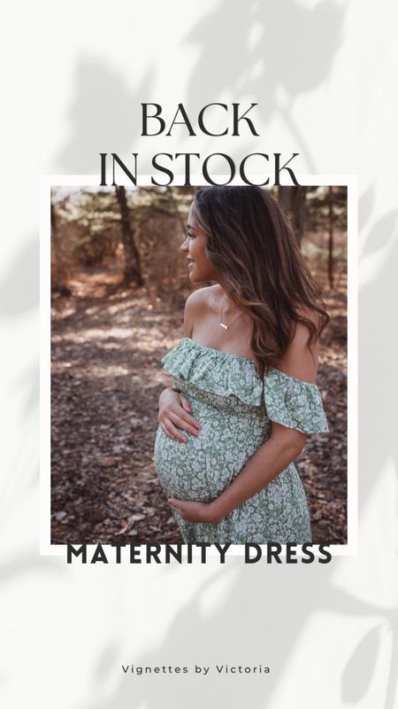 Back in stock | spring maternity dress | summer dress | floral dress | baby shower | baby bump 

#LTKbaby #LTKspring #LTKmaternity