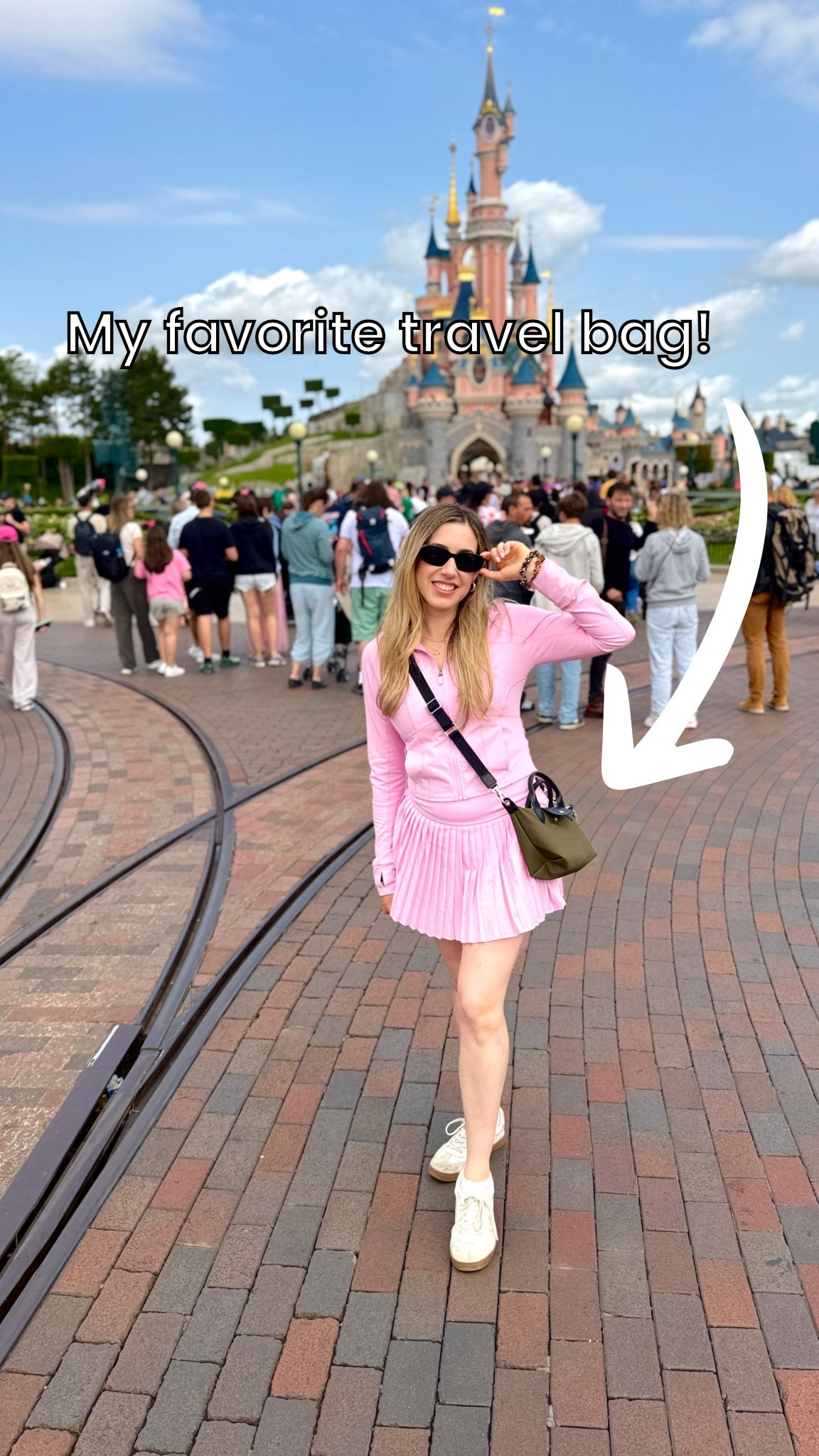 The first time I saw this bag, I was at the American Airlines lounge, and I literally stopped the woman to ask which purse it was. I love love all Longchamp bags for travel.

P.S. - Added more of my outfit + the pants my husband wore. BEST for travel

#LTKTravel #LTKActive #LTKStyleTip