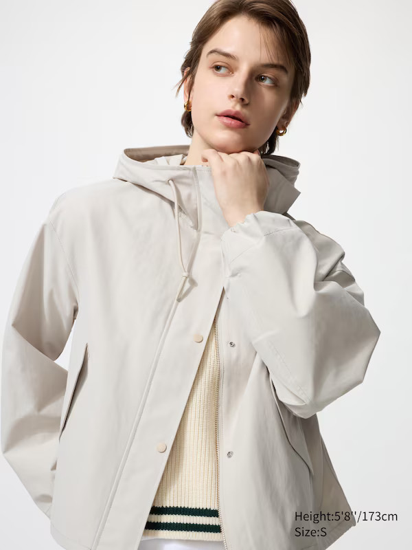 Cotton Blend Short Parka | UNIQLO (US)