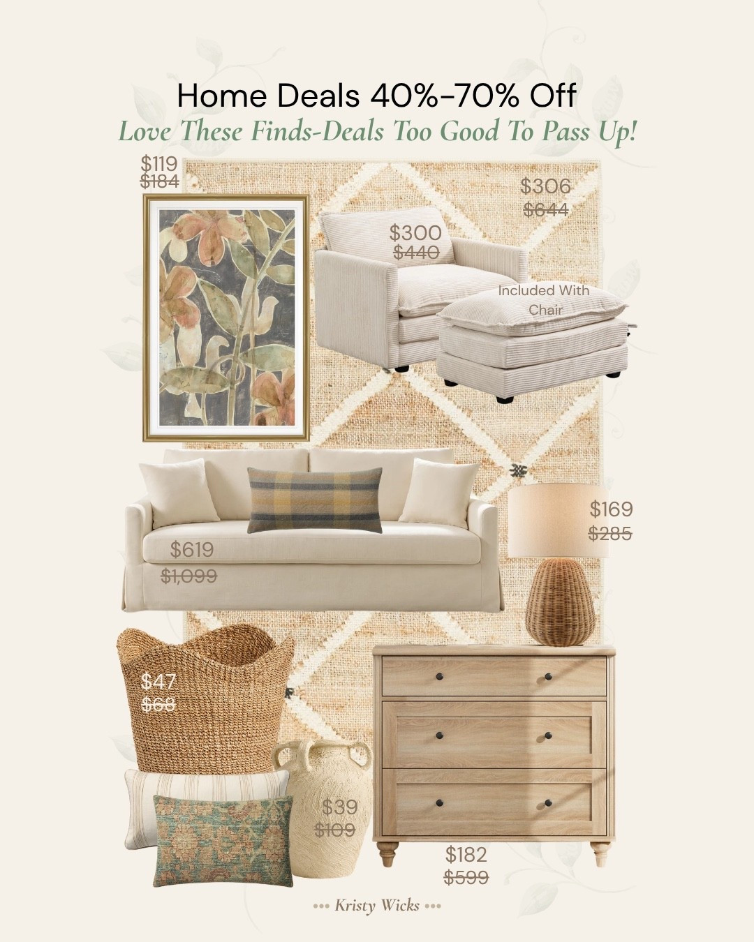 Home Deals 40%-70% Off!

#LTKHome