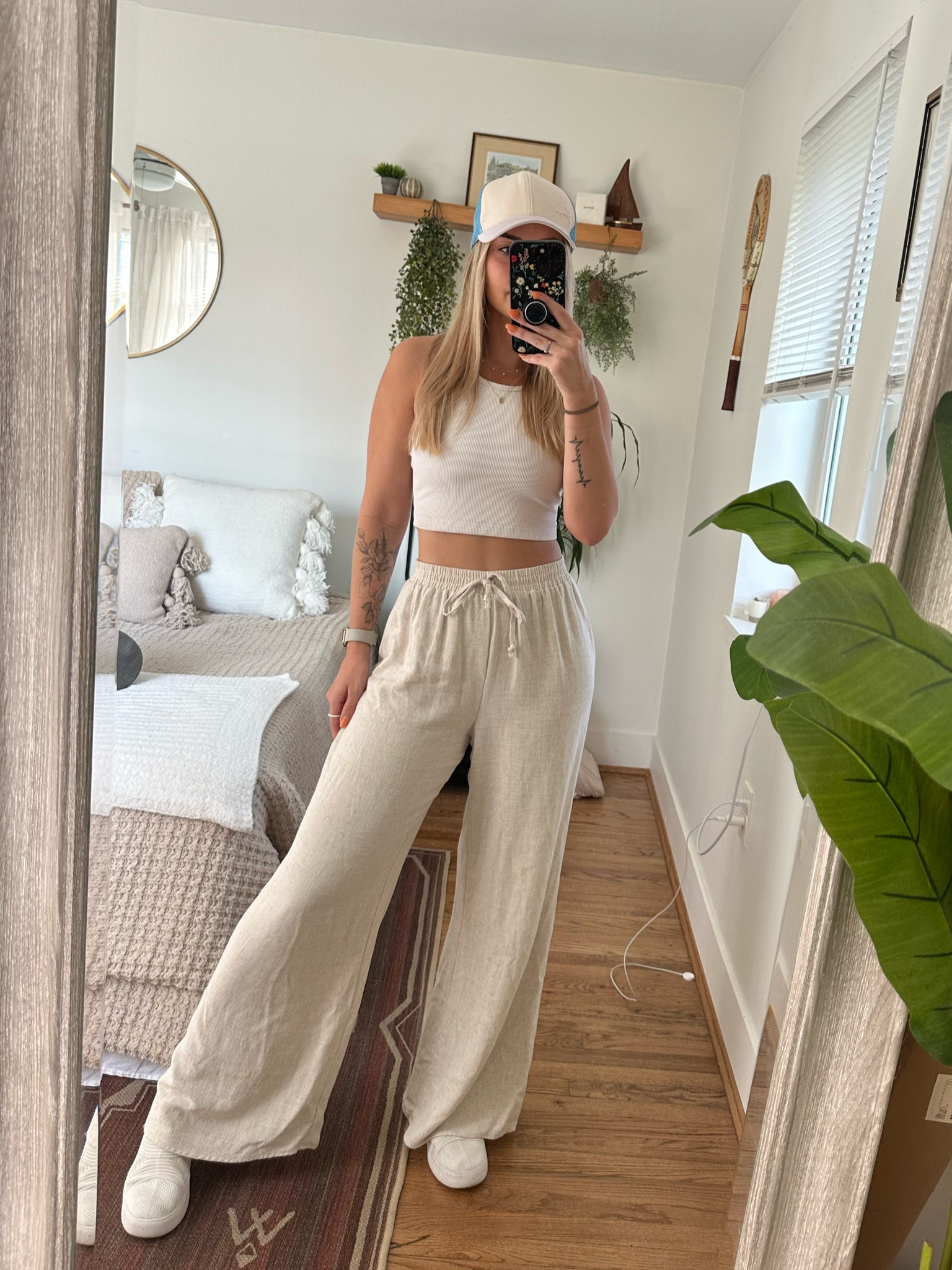 My fav type of outfit right now. Comfy pants and a tank! 

#LTKstyletip #LTKSeasonal #LTKworkwear