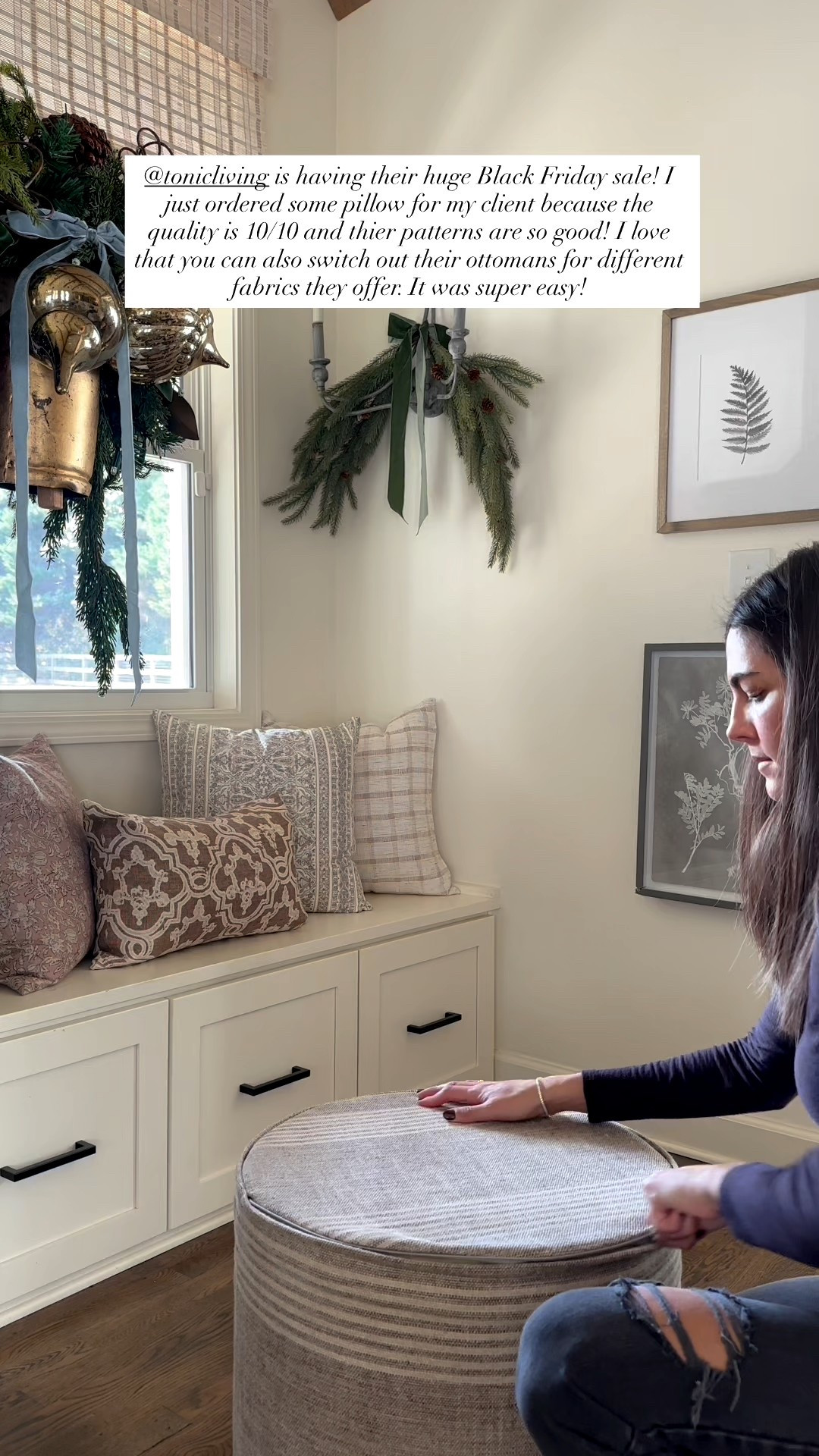 20% off site-wide! No code needed! 

The best quality pillows and ottomans with removable covers! 

#LTKCyberWeek #LTKSaleAlert #LTKHome