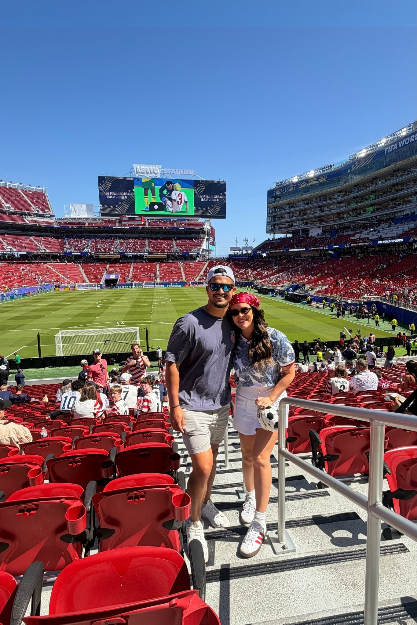Both of our World Cup outfits linked for you ⚽️❤️🏆 I’m wearing a small in the jersey and medium in the skort. Ryan has a medium in his shirt! #fifa #worldcup #fifaworldcup

#LTKdayinmylife #LTKootd #LTKSeasonal