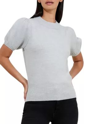 French Connection Short Puff Sleeve Sweater | Belk