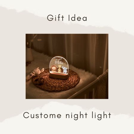 Gift idea: custom night light

#LTKGiftGuide #LTKhome #LTKbaby