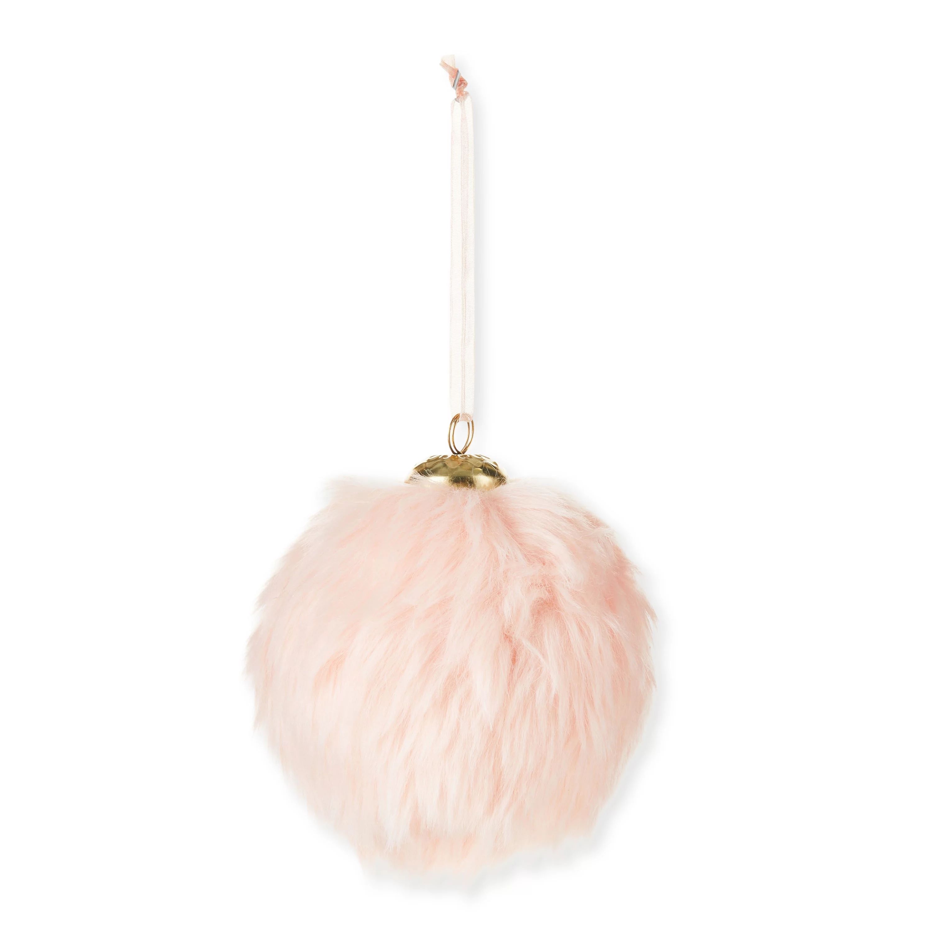 Polyester Pink Ball Ornament, 0.04 lb, by Holiday Time - Walmart.com | Walmart (US)