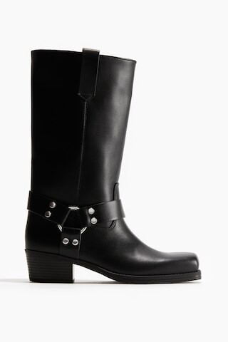 H & M - Biker boots - Black | H&M (UK, MY, IN, SG, PH, TW, HK)