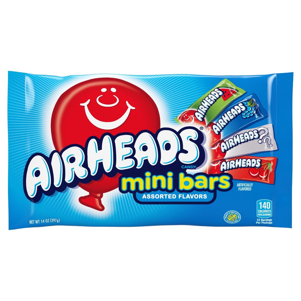 Airheads Assorted Mini Candy Bars - 14oz | Target