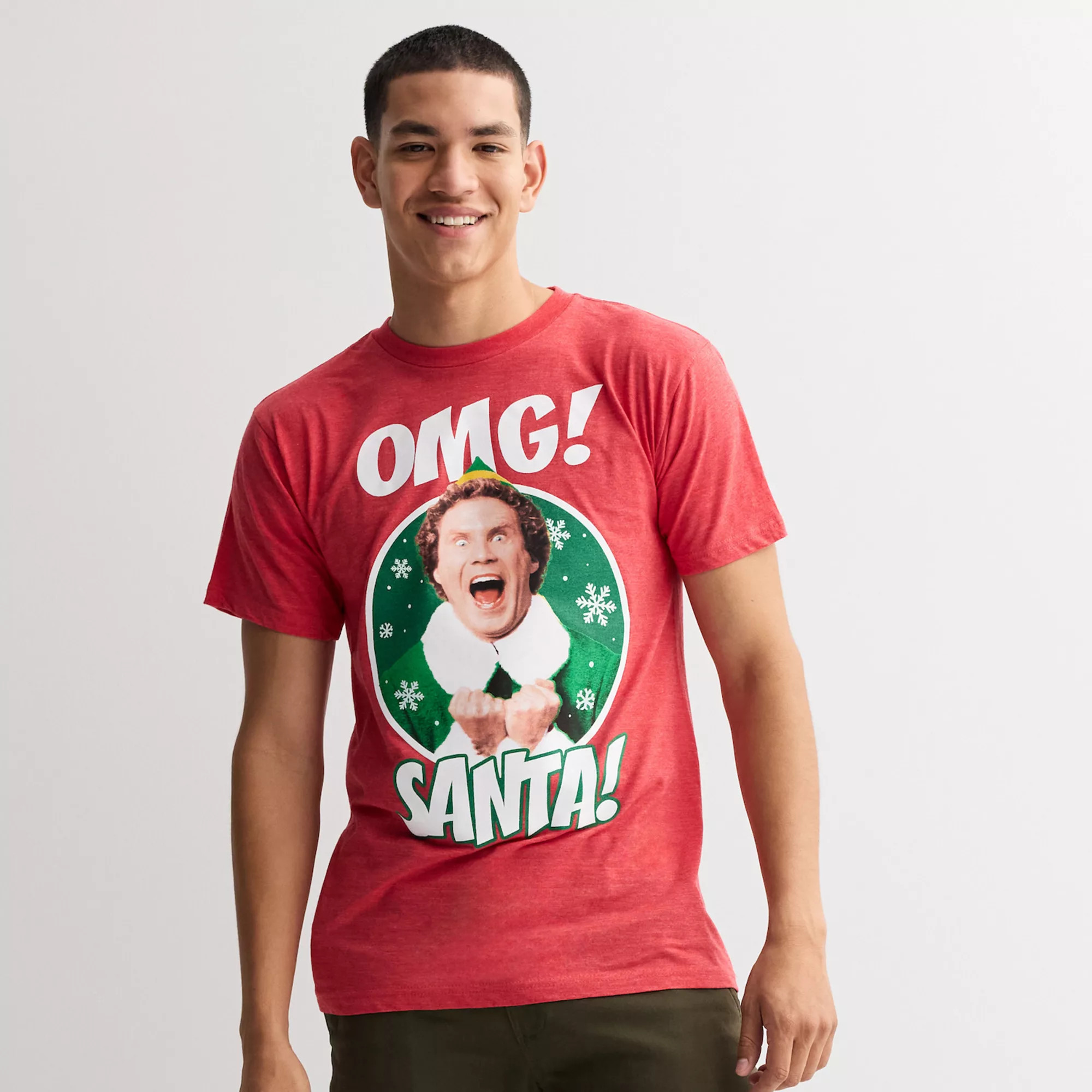 Men's Buddy The Elf OMG Santa Graphic Tee | Kohl's