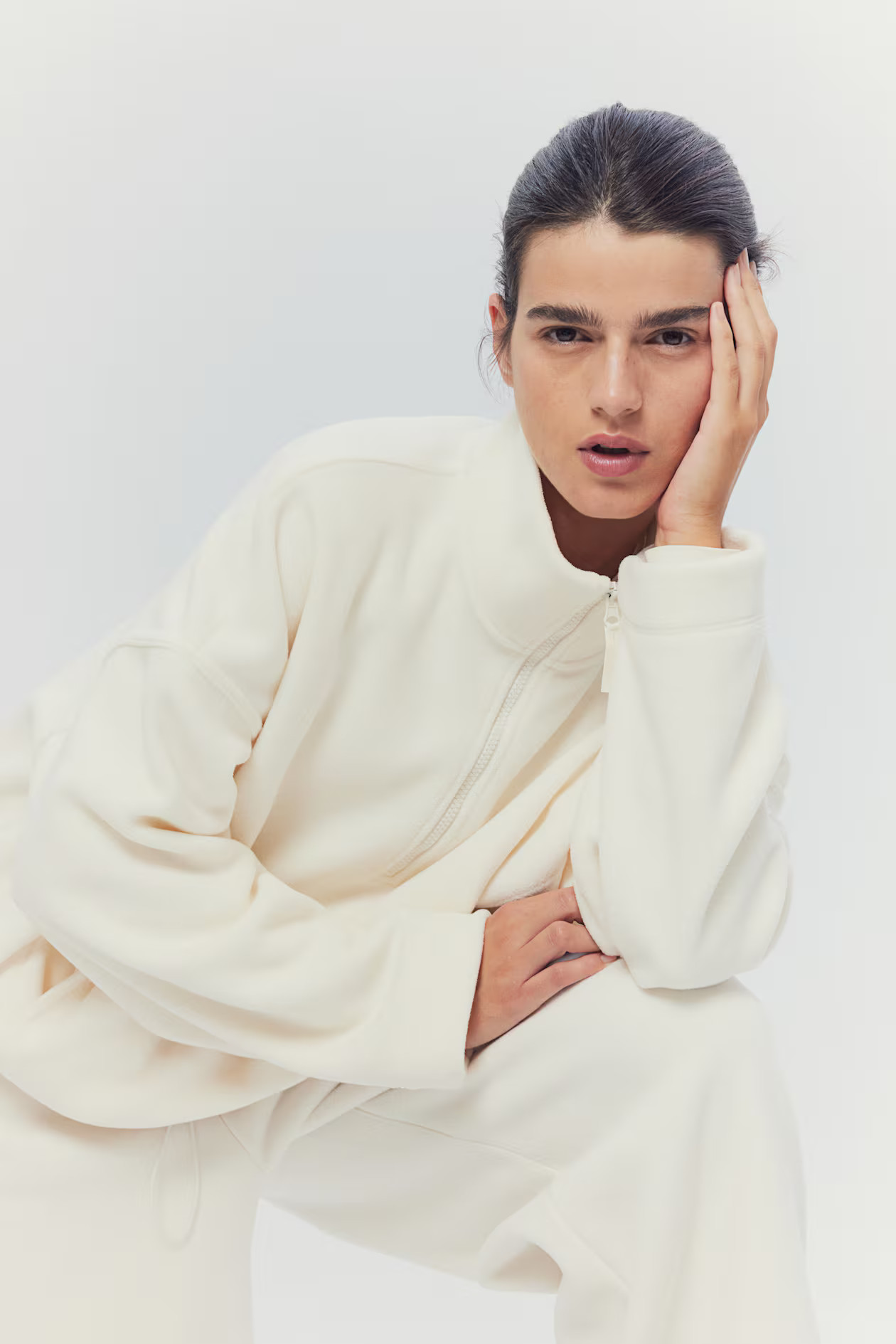 Fleece Sports Top in DryMove™ | H&M (US + CA)