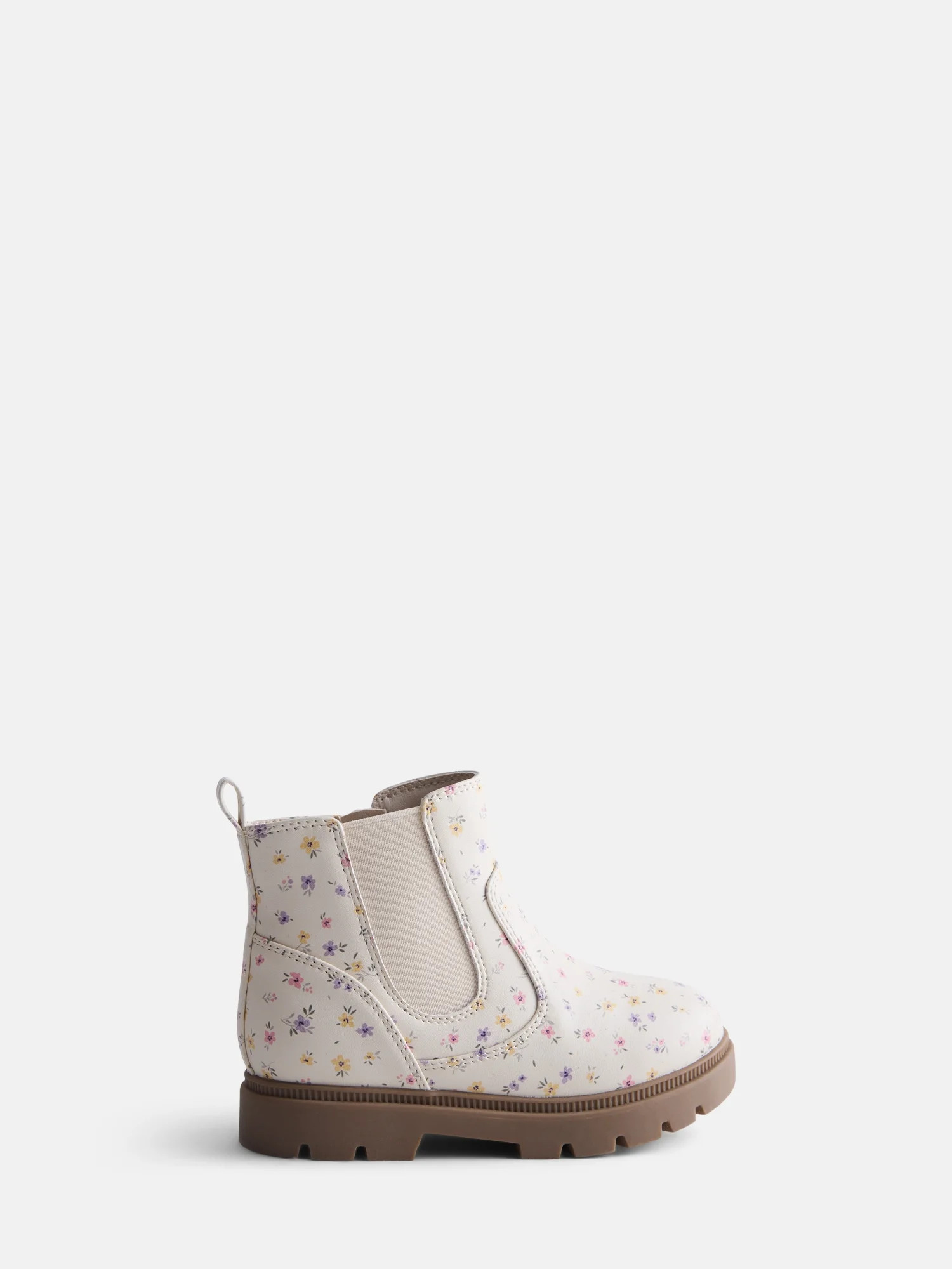 Wonder Nation Toddler Girl Ditsy Floral Chelsea Boot | Walmart (US)