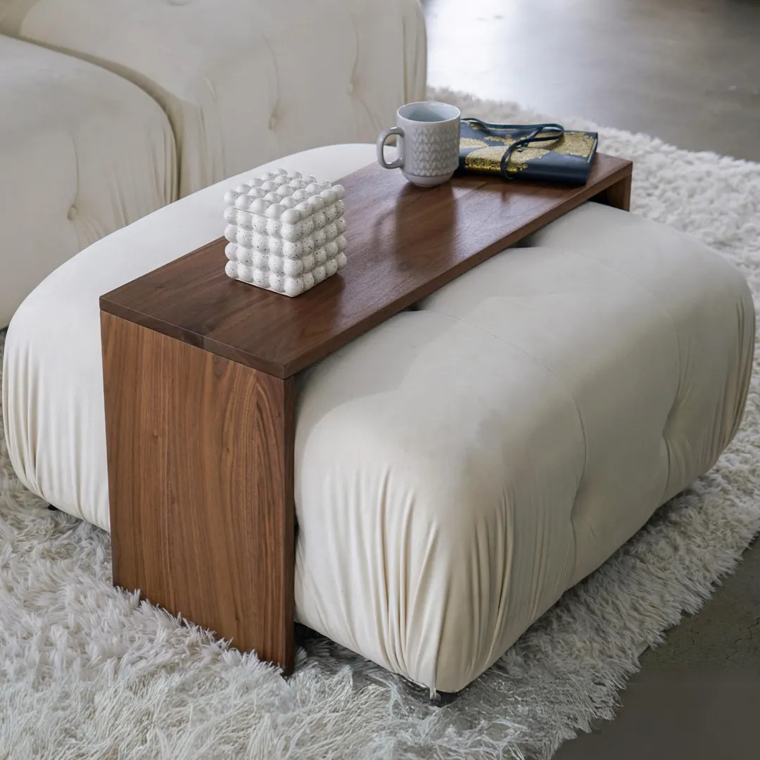 Over Ottoman Table Top Over Ottoman Coffee Table Ottoman Tray Table Overlay Ottoman Cover Cocktai... | Etsy (US)