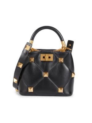 Small Rockstud Leather Shoulder Bag | Saks Fifth Avenue OFF 5TH